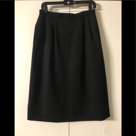 Marshall Fields 100% Pure Wool Skirt Sz 11/12 Vintage Elegance Straight - Picture 8 of 10